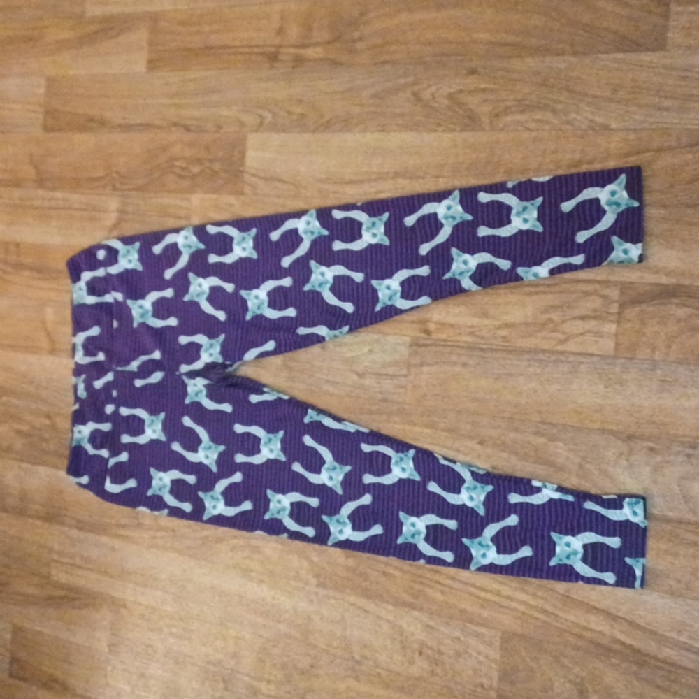 Lularoe cat tall and curvy leggings